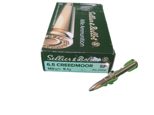 Amunicja Sellier & Bellot 6.5x48 mm Creedmoor FMJBT 9.1g/140grs