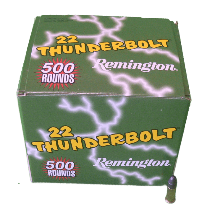 Nabój kulowy REMINGTON kal. 22 LR – 2,6g/40gr High Speed Thunderbolt RN