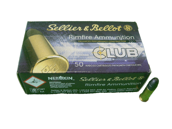 Amunicja Sellier & Bellot .22 LR Club 2.56g (50 szt.)