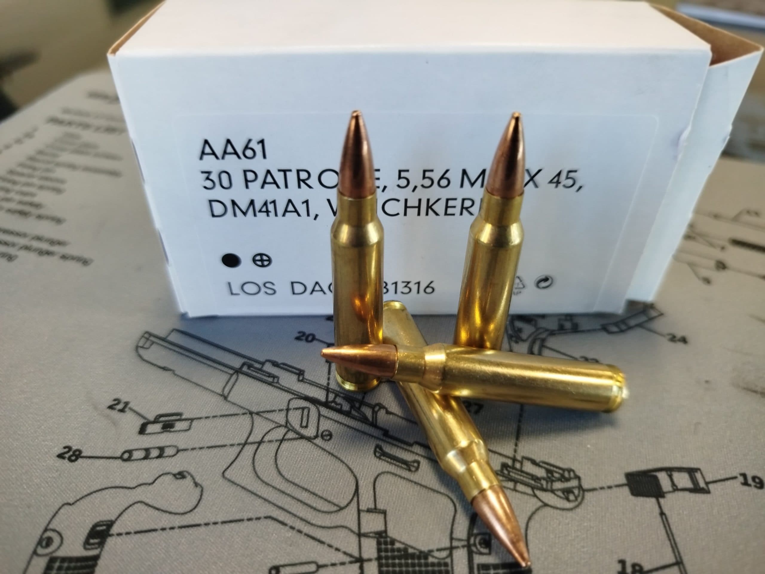 Amunicja RWS 5,56x45 NATO 62gr ( op. 30 szt.)