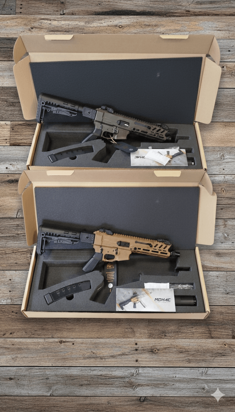 PISTOLET MASZYNOWY MOHAC fde 9×19 mm LUFA 8″ HUGLU