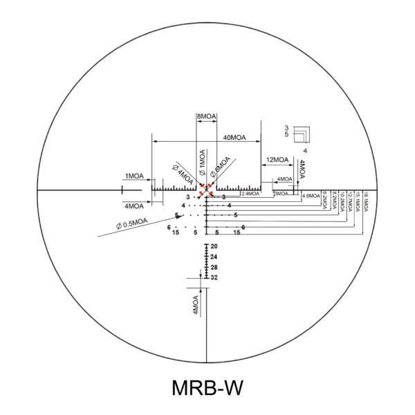 TORERO 1-6×24 MOA RW1-MOA