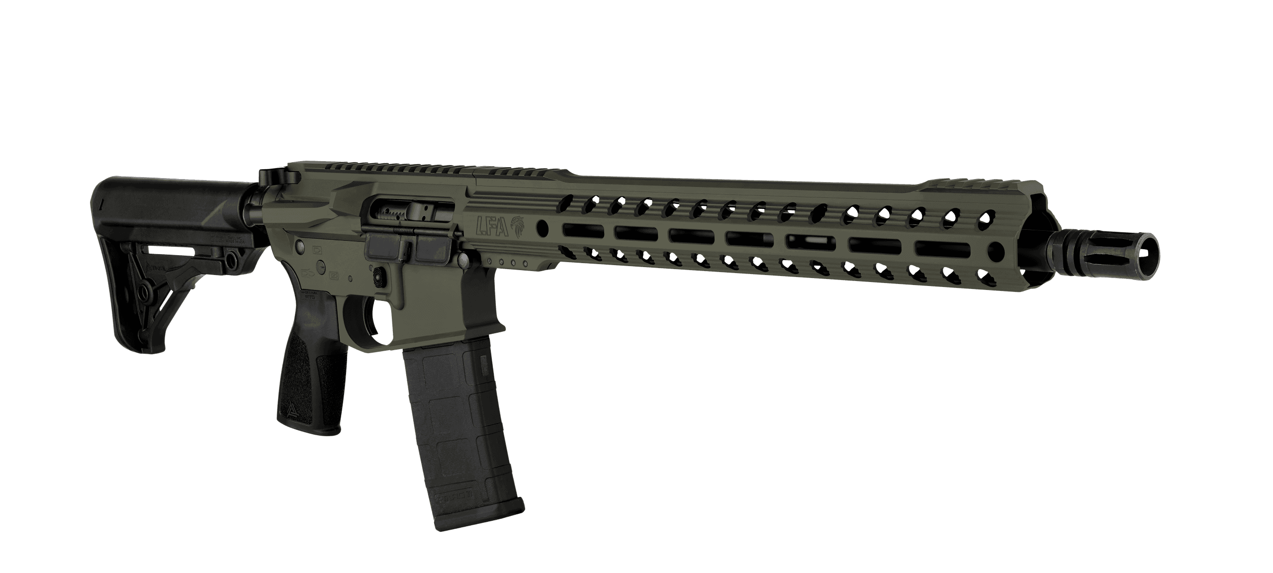 Karabin samopowtarzalny LFA LF556 LEO Tactical (.223Rem/5,56Nato) OLIVE DRAB GREEN