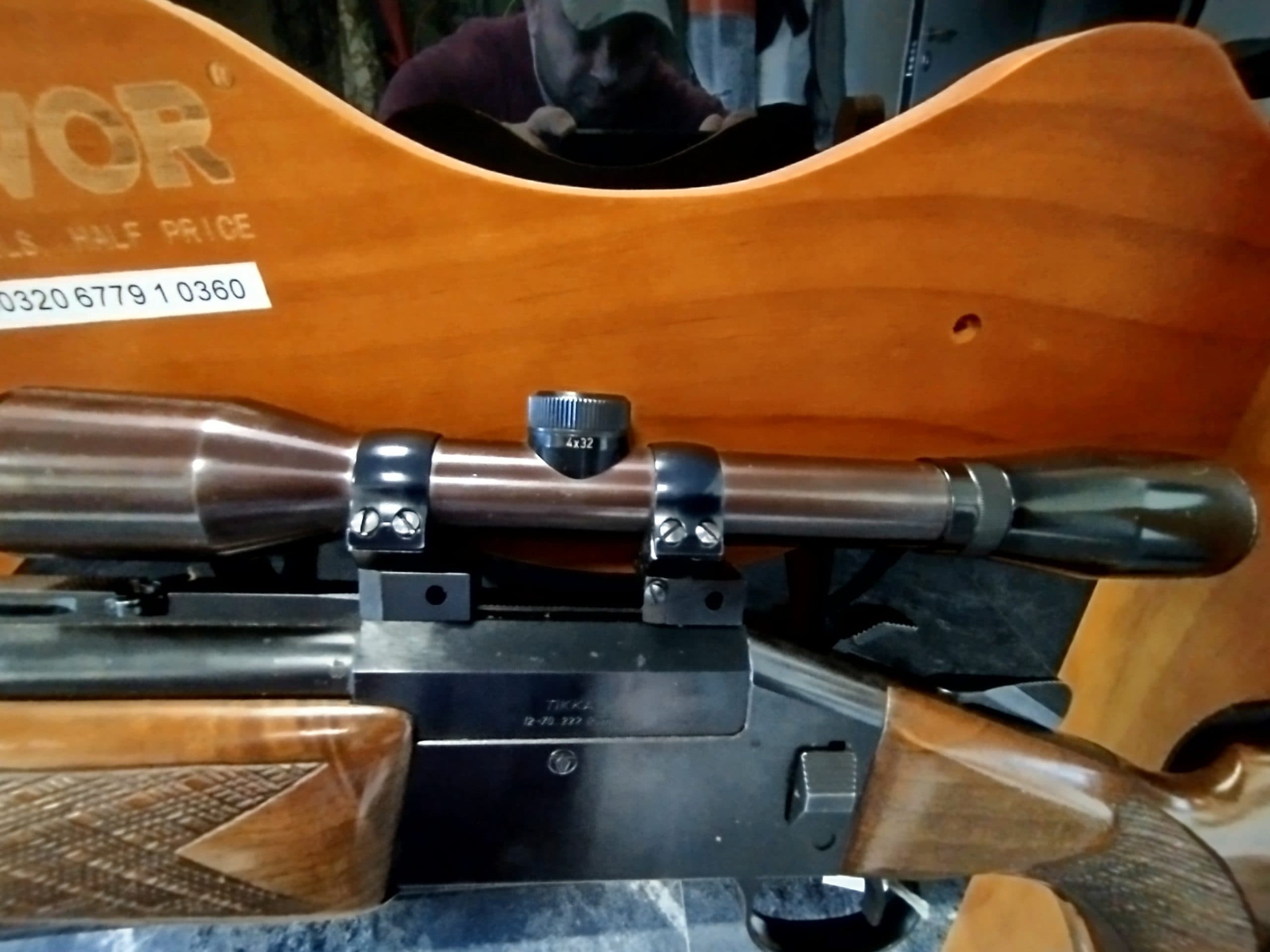 Kniejówka Tikka kal. .222 Rem. i 12/70 z ręcznym napinaczem, bezpiecznikiem +luneta