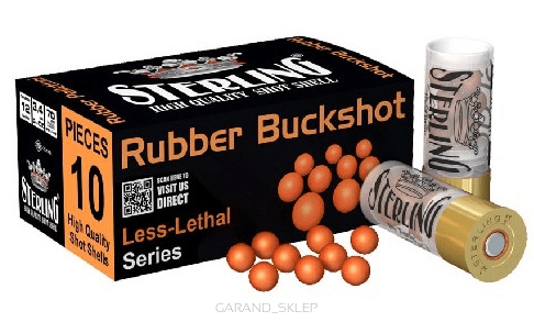 Sterling amunicja gumowa 12GA Defense Rubber Buckshot