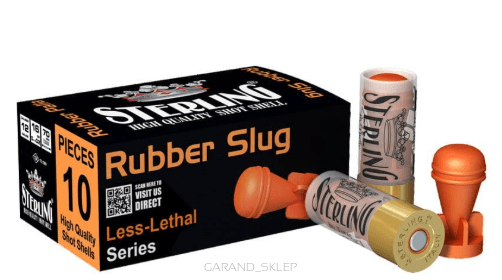 Amunicja Sterling  gumowa breneka 12GA Defense Rubber Slug