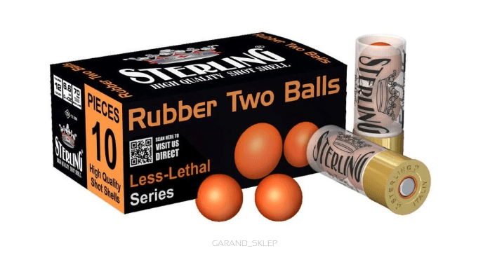 Amunicja Sterling Rubber Two Balls 12GA