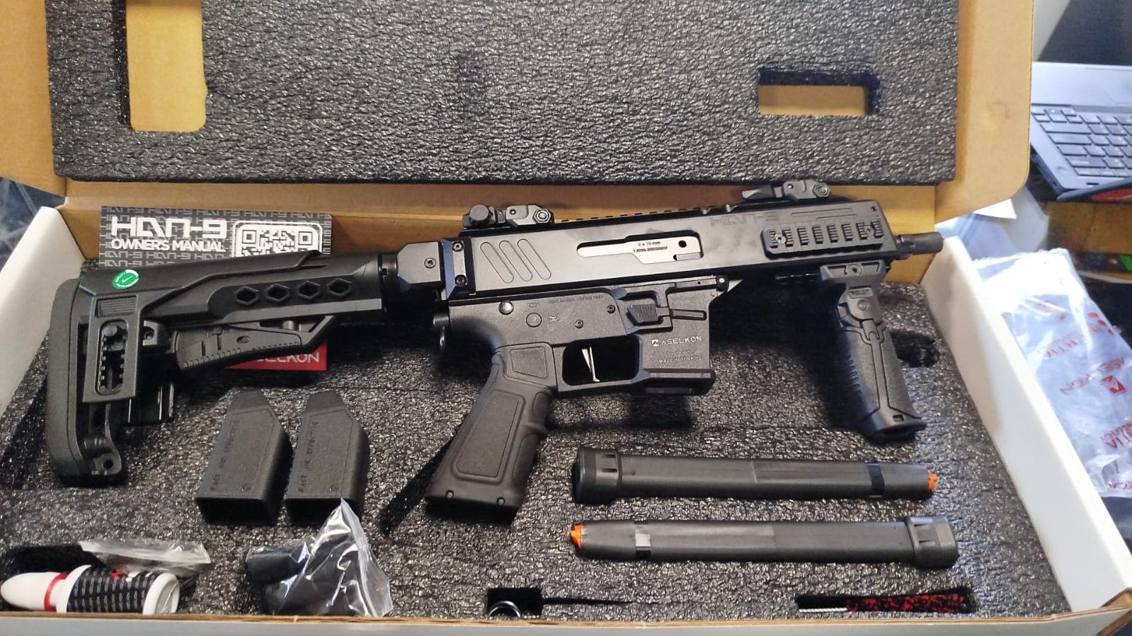 PISTOLET SAMOPOWTARZALNY ASELKON HAN-9 KAL.9x19