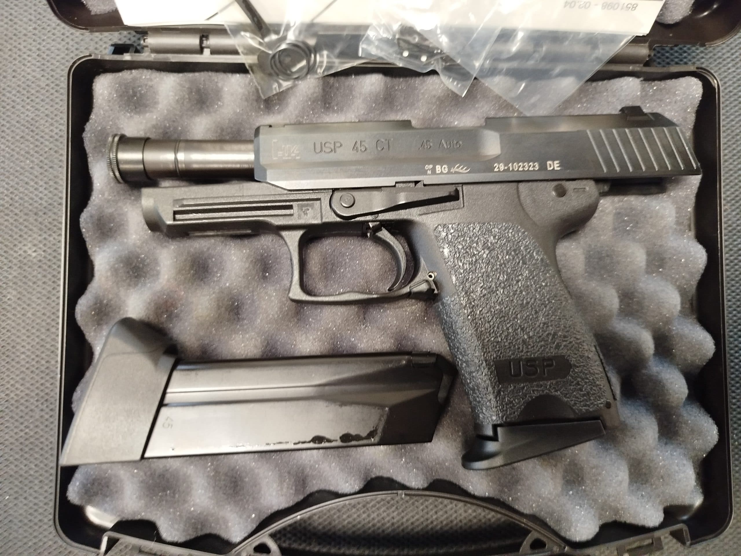 Pistolet samopowtarzalny HK USP Compact Tactical kal. 45ACP Używany