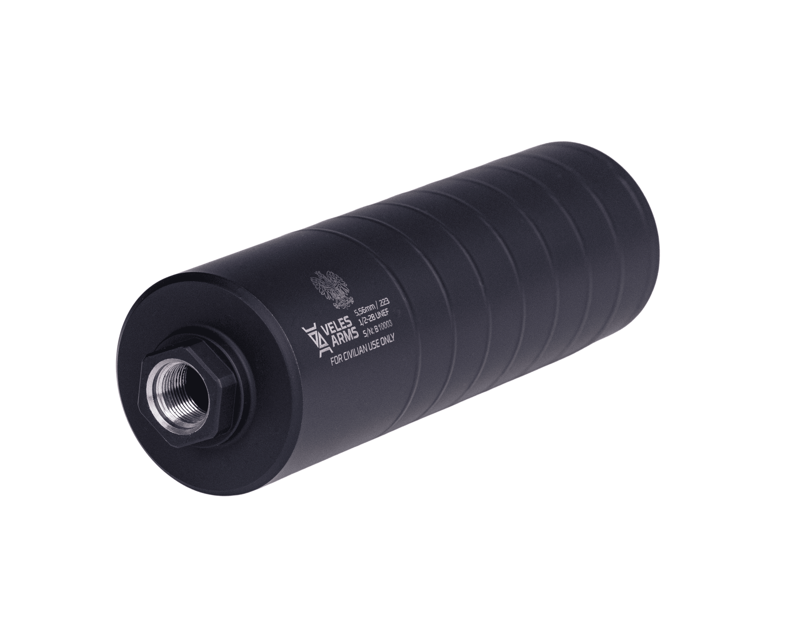 TŁUMIK VELES-223 GEN. 2 WIELOFUNKCYJNE URZĄDZENIE WYLOTOWE