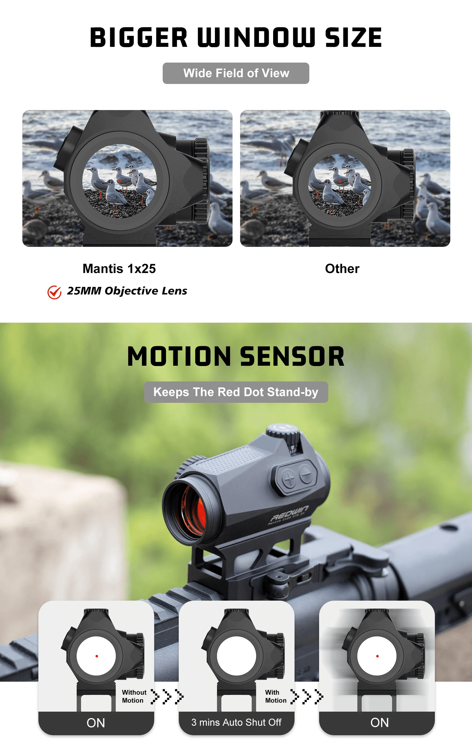 MANTIS 1×25 MTR RWD32