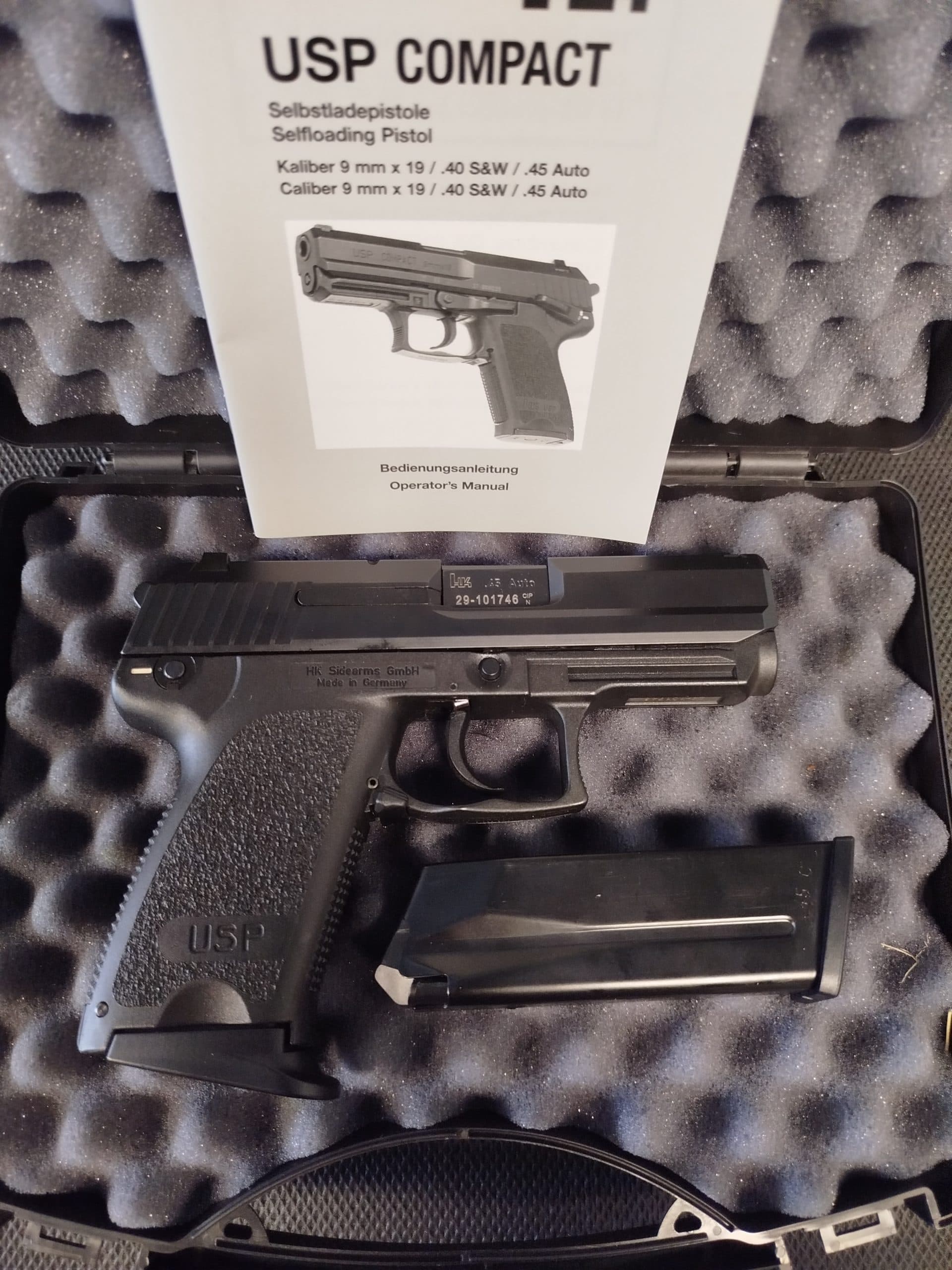 HECLER&KOCH USP COMPACT 45 AUTO