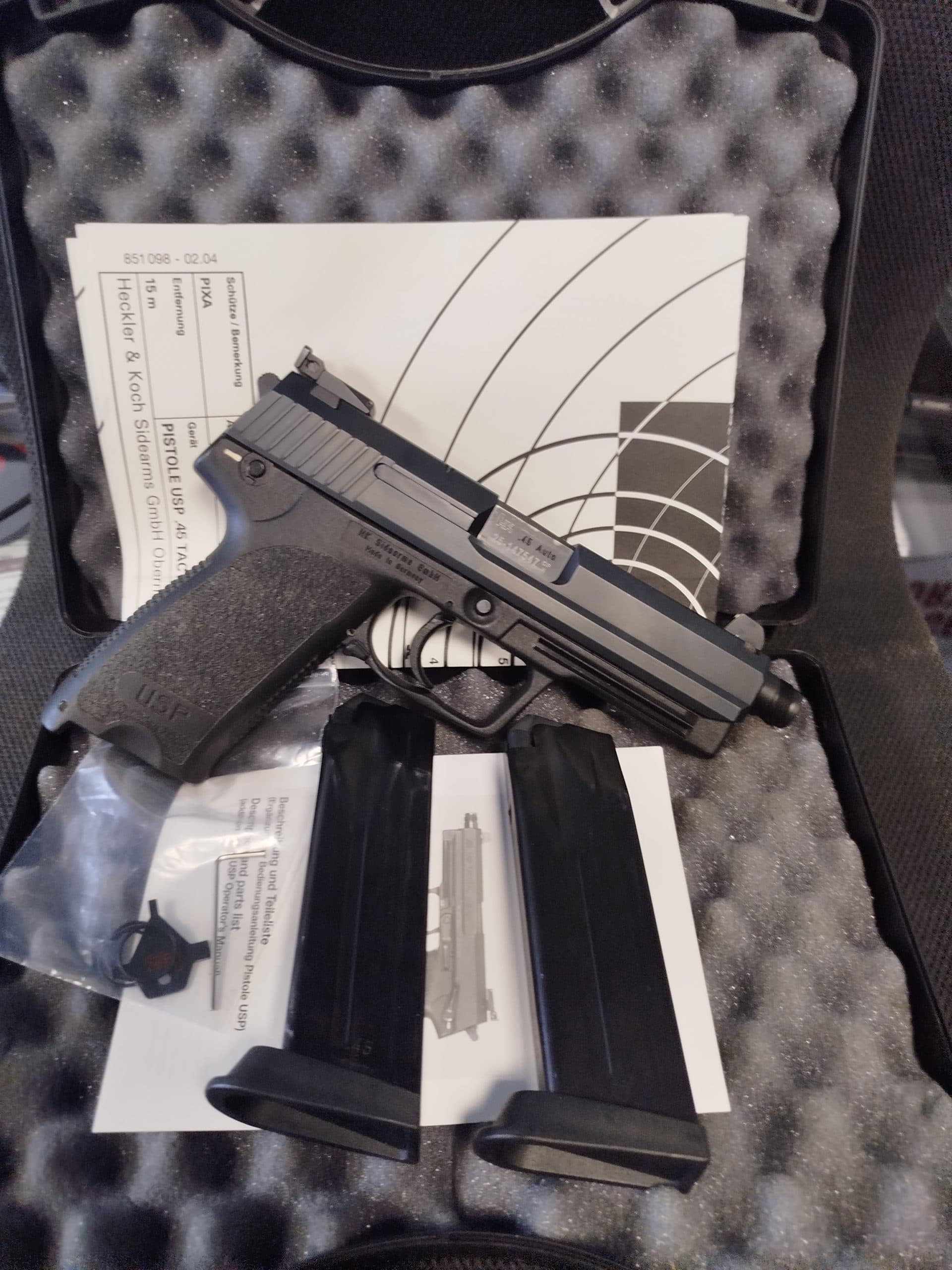 HECLER&KOCH USP TACTICAL 45 AUTO