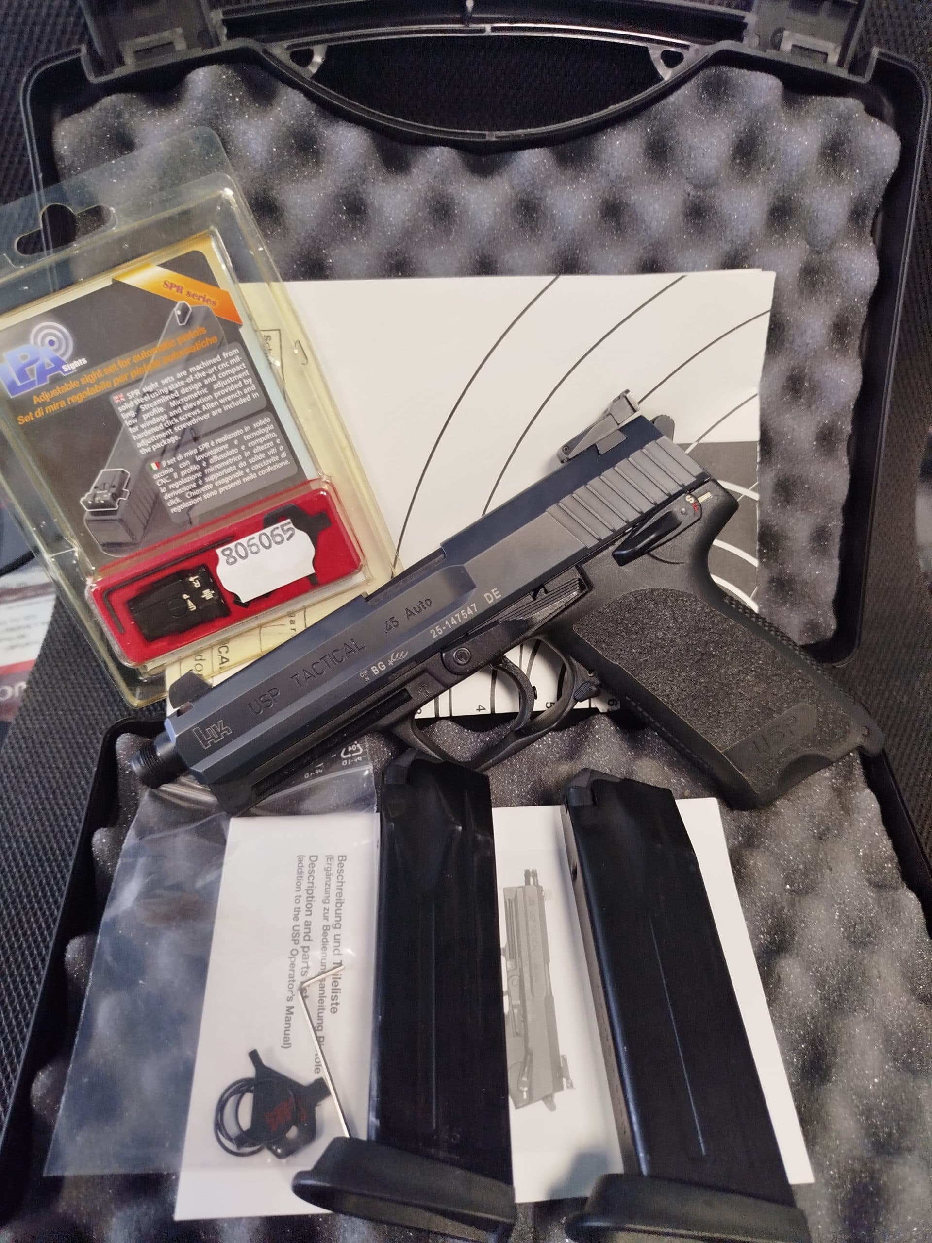 HECLER&KOCH USP TACTICAL 45 AUTO