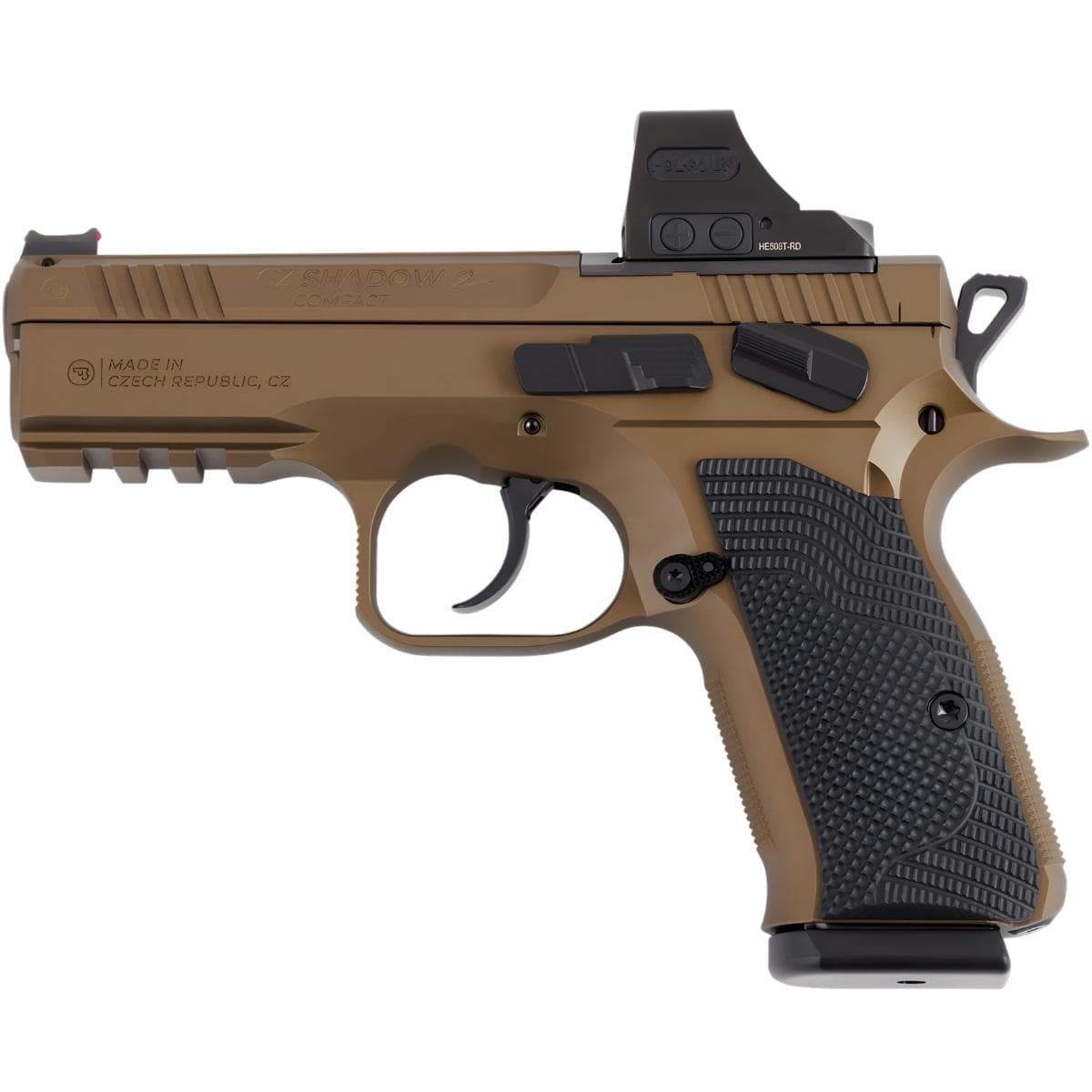 CZ Shadow 2 Compact Burnt Bronze + Holosun 508T